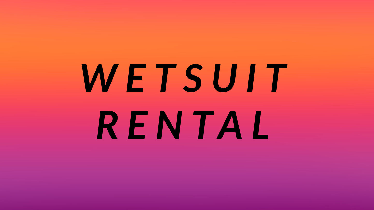 Wetsuit Rental